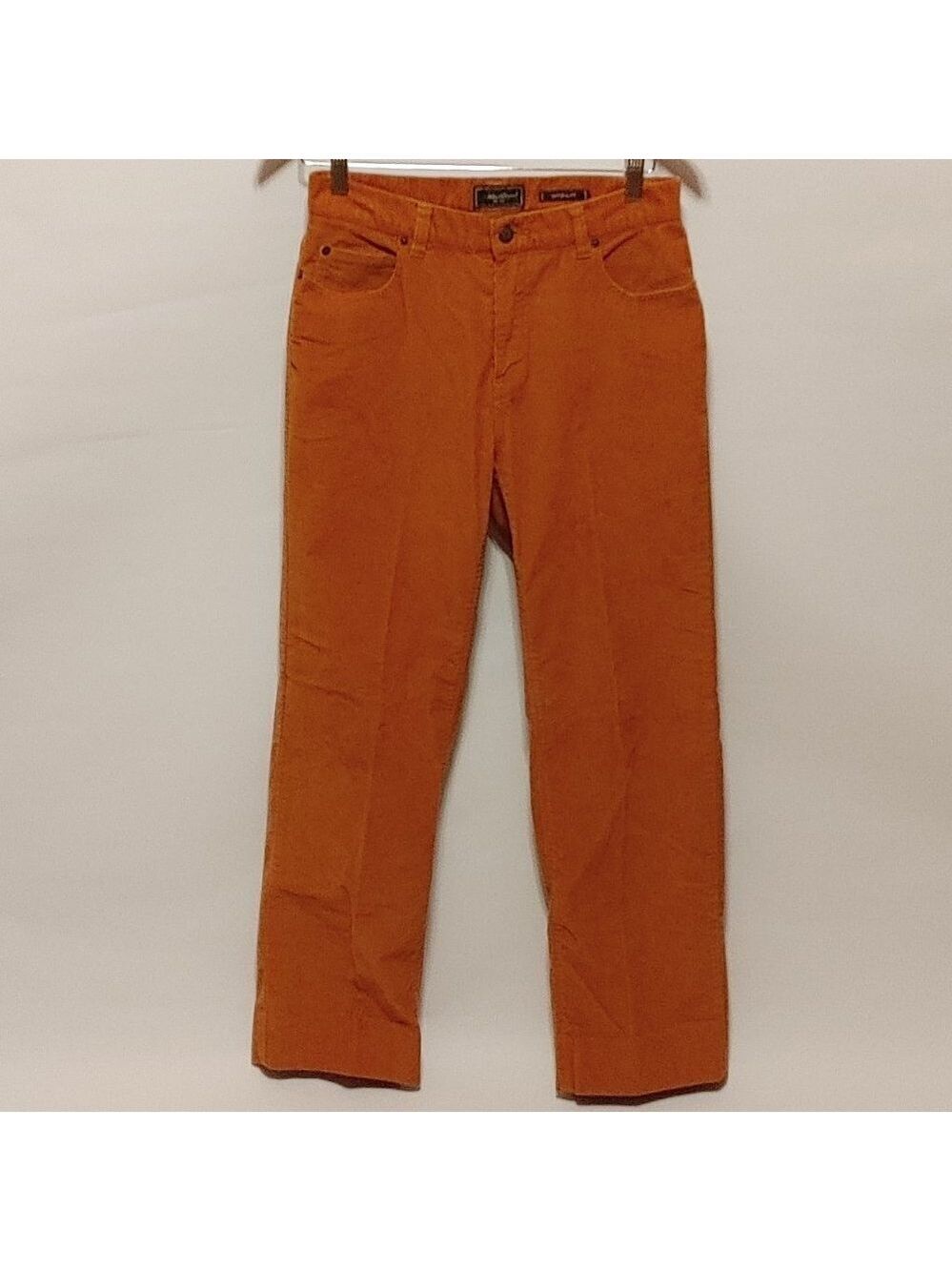 Eddie Bauer Corduroy Pants Women's Size 6 Natural Fit BURNT ORANGE